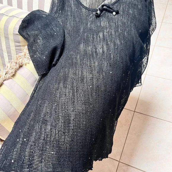 Dotti Black Lace Swim Coverup - Picture 4 of 10